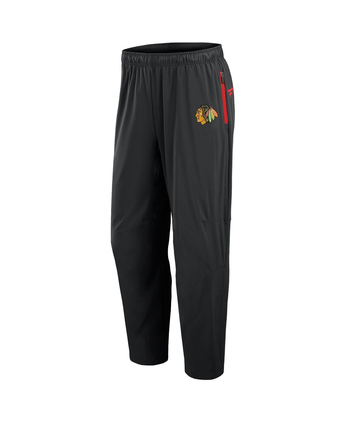 Fanatics Men's Black Chicago Blackhawks Authentic Pro Rink Pants In Black