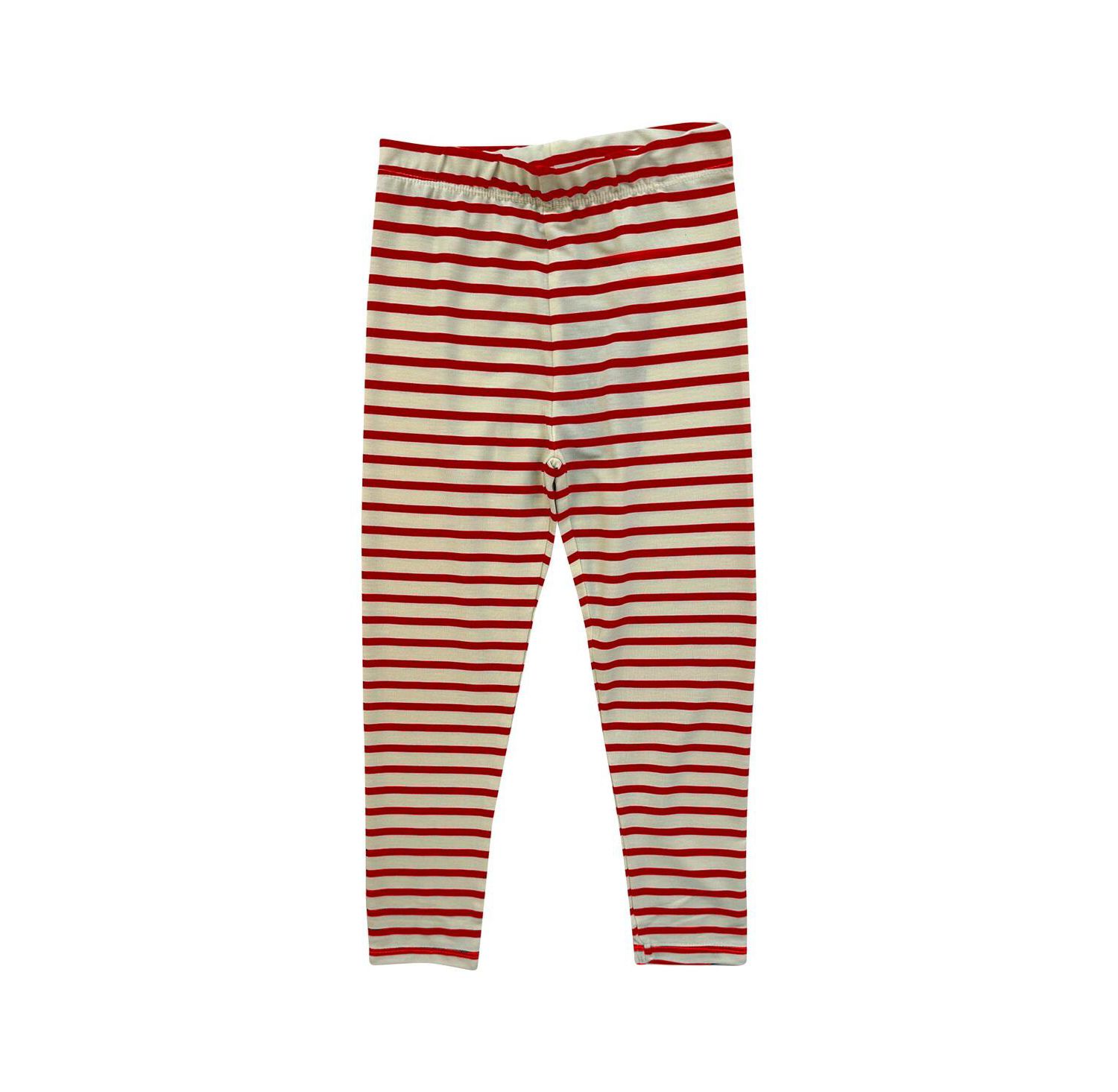 Baby Boys and Girls Arkansas Razorbacks Long Sleeve Top and Striped Tri-Blend Leggings Set