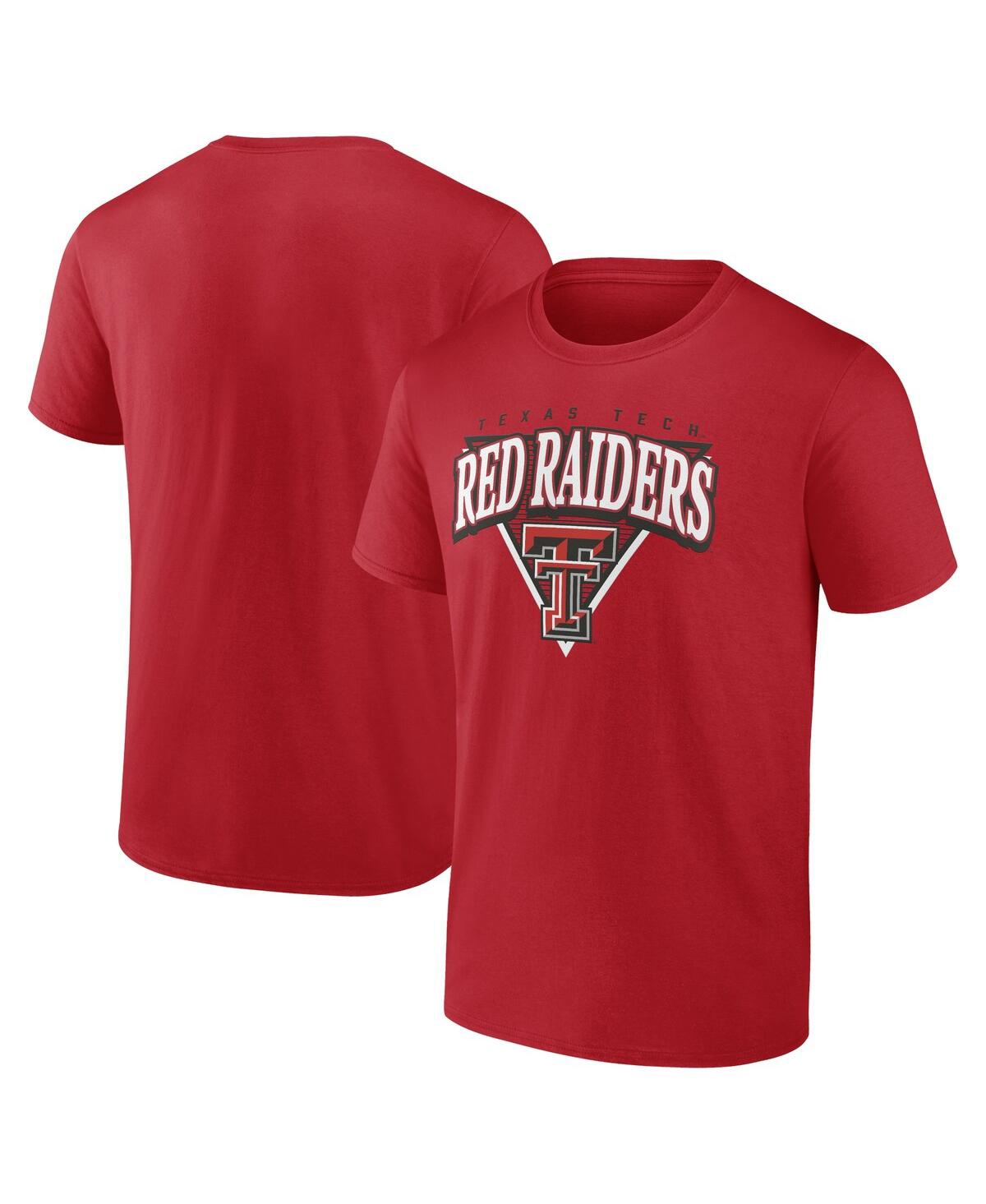Fanatics Men's Red Texas Tech Red Raiders Modern Tri T-shirt In Red