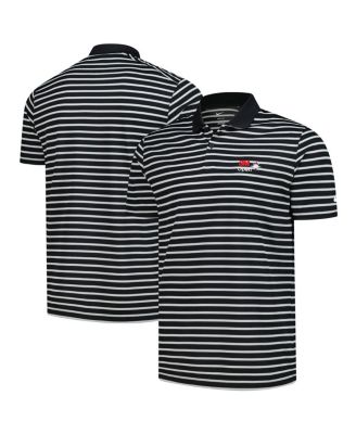 Nike - Men's Black 3M Open Victory Stripe Performance Polo Shirt