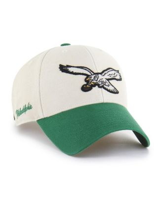 '47 Brand - Men's Cream/Kelly Green Philadelphia Eagles Fairfield MVP Throwback Adjustable Hat