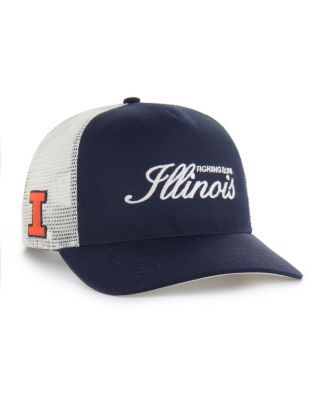 '47 Brand - Men's Navy Illinois Fighting Illini Contemporary Basics Foundation Trucker Hitch Adjustable Hat
