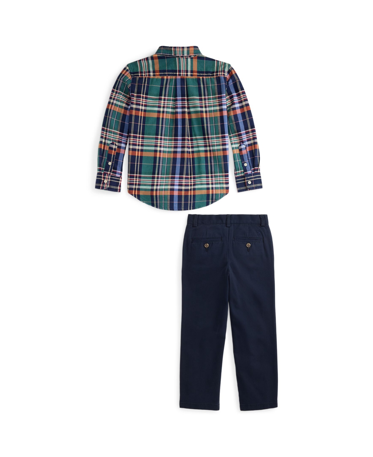 Polo Ralph Lauren Toddler And Little Boys Polo Bear Rugby Shirt In Multi