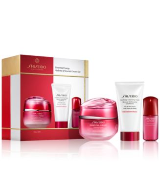 Shiseido 3-Pc. Essential Energy Hydrate & Nourish Cream Set - Macy's