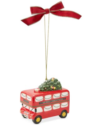 Spode - Christmas Tree Brit Double Decker Bus Ornament