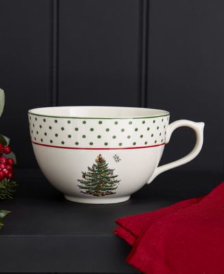 Christmas Tree Polka Dot Jumbo Cup, 20 oz.
