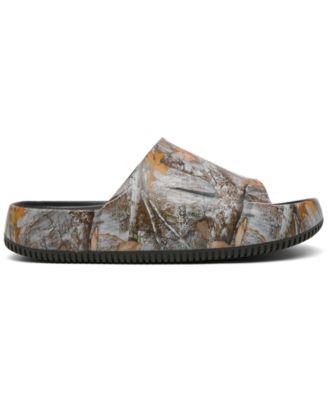 Men's Calm Real Tree Slide Sandals from Finish Line