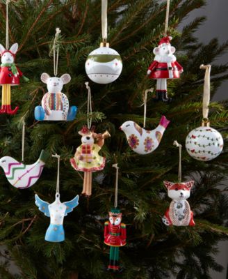 Kit Kemp Christmas Bell Reindeer Ornament