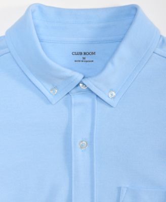 Men's Knit Button-Up Long-Sleeve Shirt, Macy's Exclusive