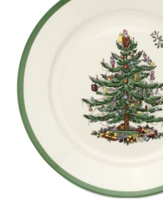 Christmas Tree Luncheon Plate, 9"