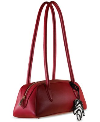 Women's Nori Leather Bowler Medium Satchel Bag