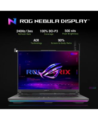 16" ROG Strix G16 Gaming Laptop AMD Ryzen 9 9955HX3D Processor 32GB RAM NVIDIA GeForce RTX 5070 Ti Laptop GPU 1TB SSD Storage