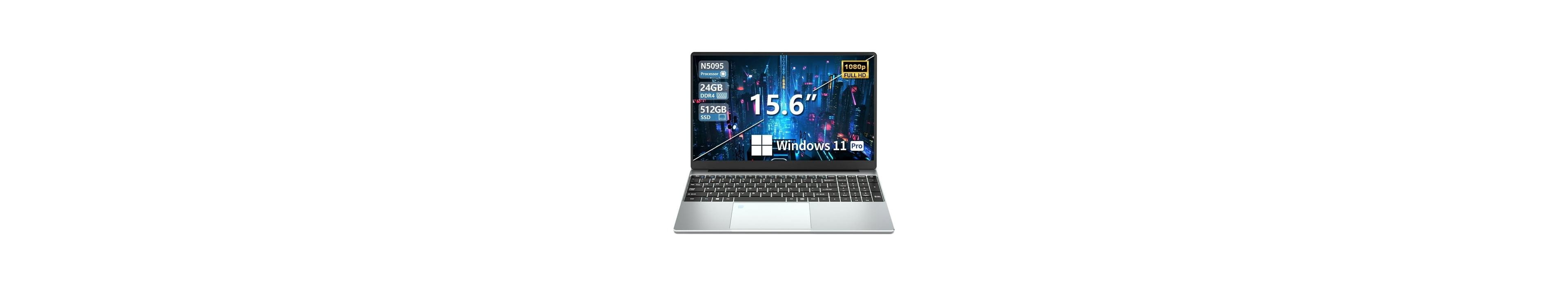 memzuoix 15.6 in Windows 11 Laptop 24G DDR4 512G Ssd with Intel Celeron Fhd 1080 Fhd Laptop Computers