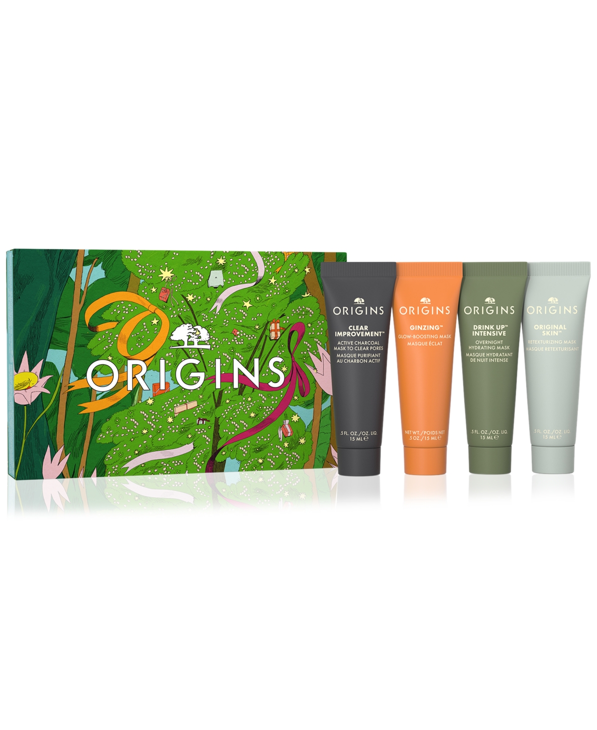Origins 4-pc. Multi-maskers Face Mask Skin Care Set In Transparent