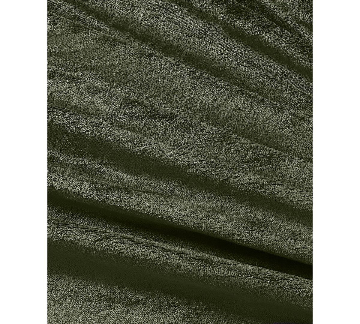 Chalet Decor Velvety Soft Plush Blanket, Twin In Green