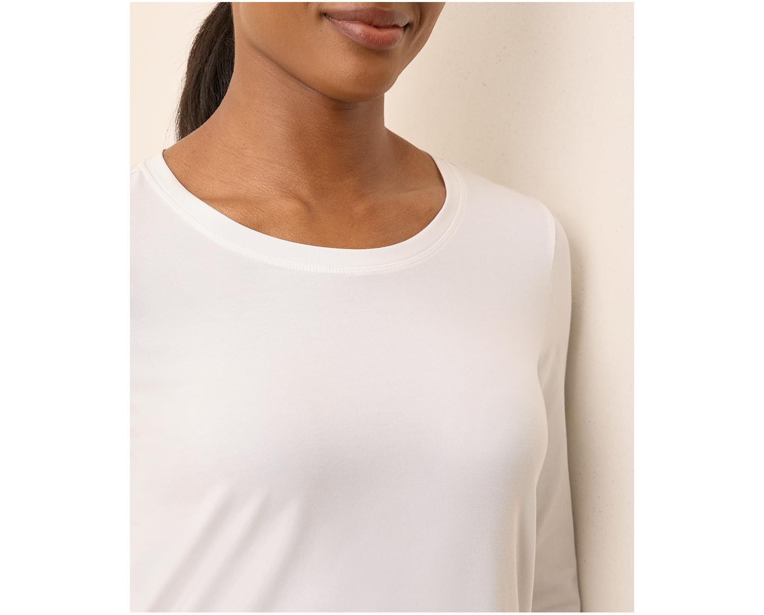 Women's Luxe Stretch Jersey Swing Long Sleeve Tee