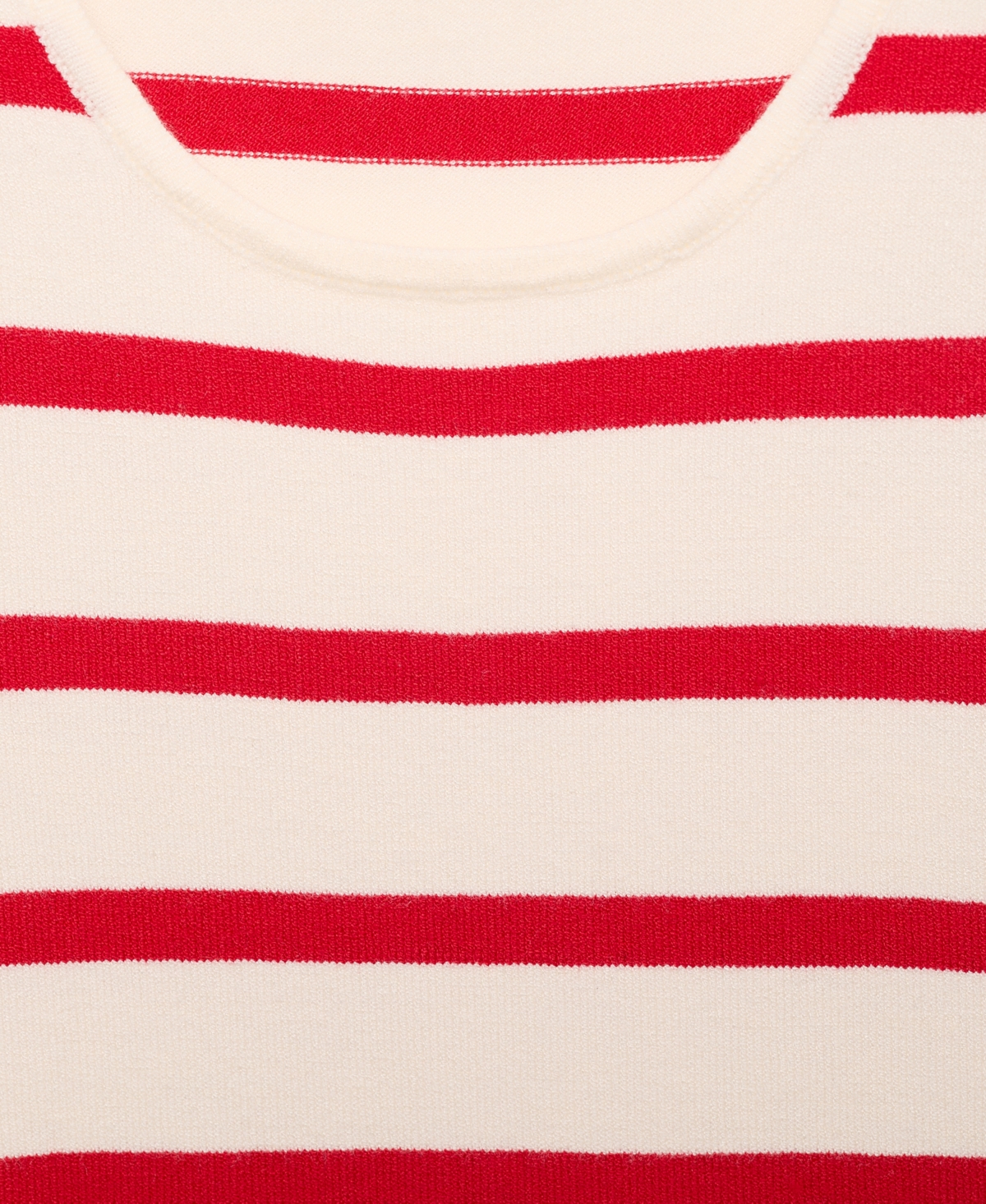 Mango Stripe Knit Crop Tank In Multi