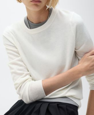Women's Wool-Blend Round-Neck Sweater
