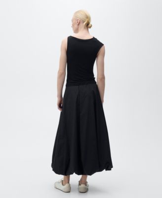 Women's Metallic Applique Asymmetrical Top