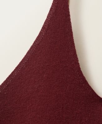 Women's Fine-Knit Crop Top