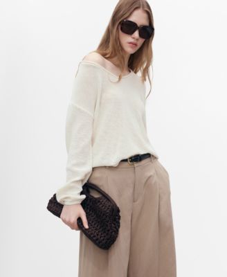 Women's V-Neck Knit Sweater