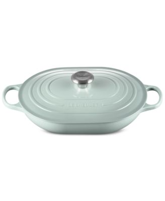 Enameled Cast Iron Signature 3.75-Quart Oblong Dutch Oven With Lid