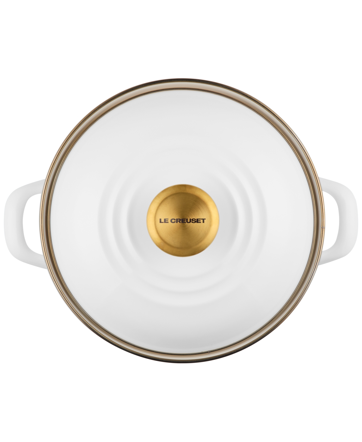 Le Creuset The Traditional Enameled Stainless Steel Petite Stockpot In White