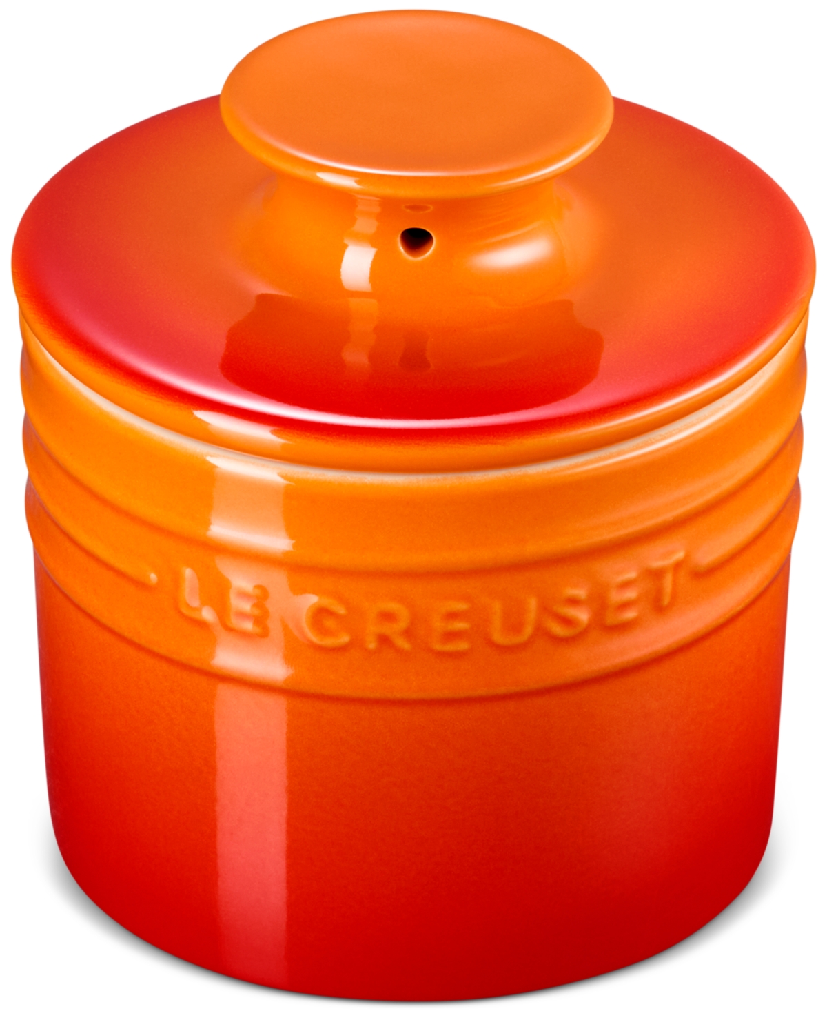 Le Creuset Stoneware 6-oz. Butter Crock In Orange