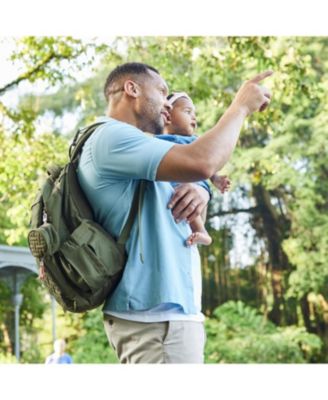 Kids Diaper Bag Backpack Versatile Bag Travel Mummy Bag with Changing Pad & Accessories