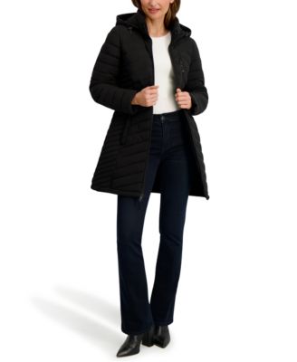 Women's Hooded Water-Resistant Puffer Coat