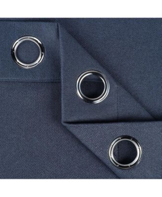 Nyan 100% Blackout Machine Washable Curtains, Set of 2 Panels, 52 X 108