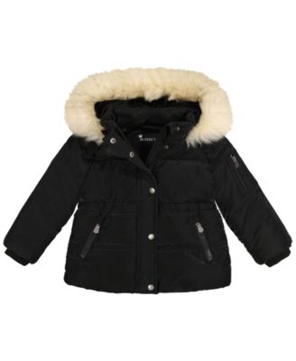 Baby Girls' Hooded Parka Jacket