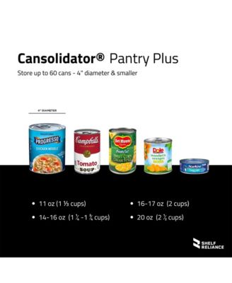 Cansolidator 60 Can Rotating Canned Food & Soda Storage, USA Made
