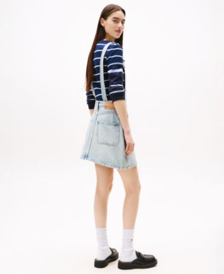 Women's Cotton Denim Dungaree Dress
