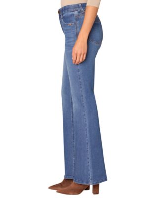 Petite High-Rise Flare Jeans
