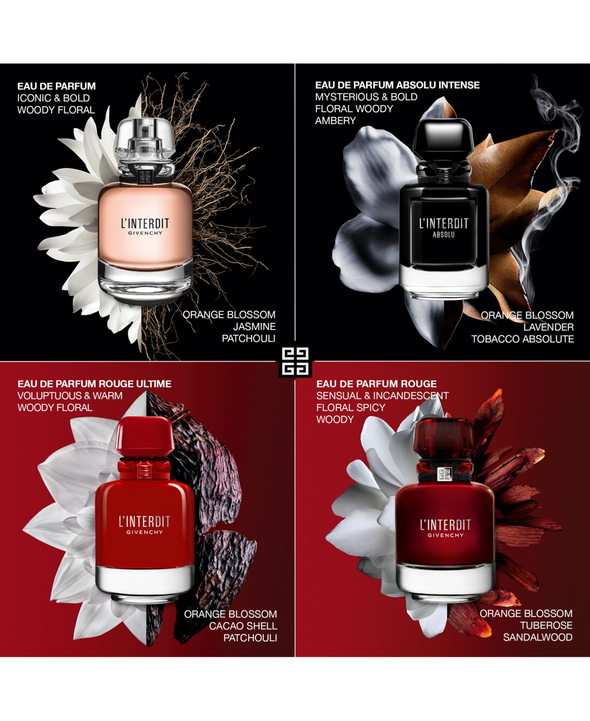 Givenchy 3-pc. L'interdit Eau De Parfum Rouge Gift Set In Transparent