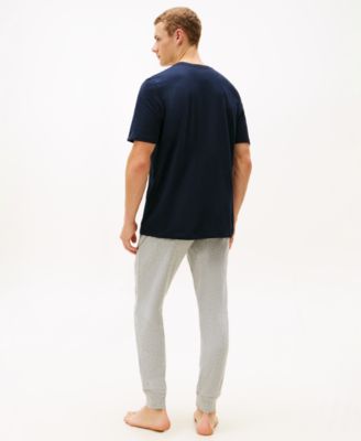 2-Piece Sueded Jersey Top and Pajama Sleep Set