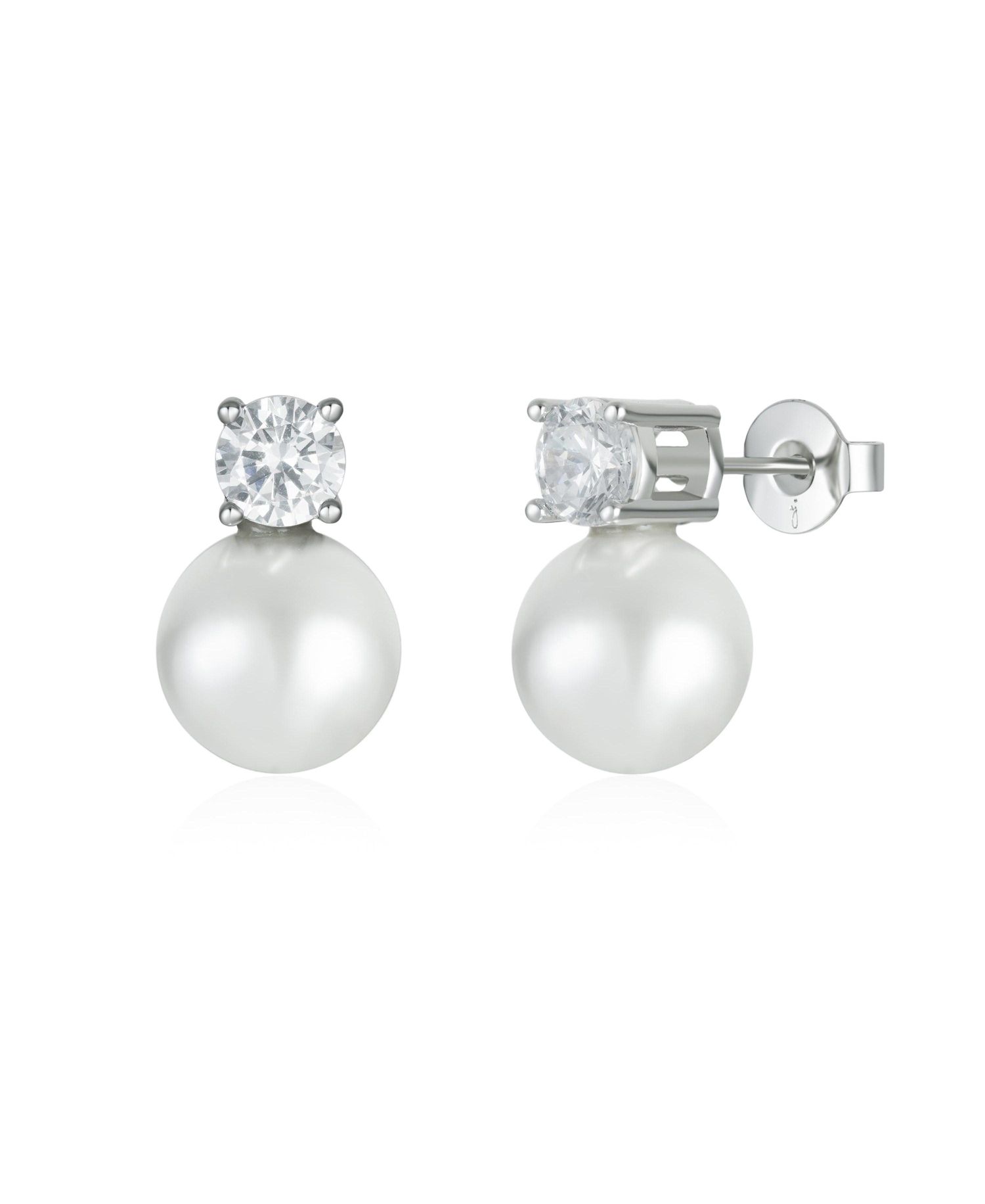Maven Pearl and Crystal Studs