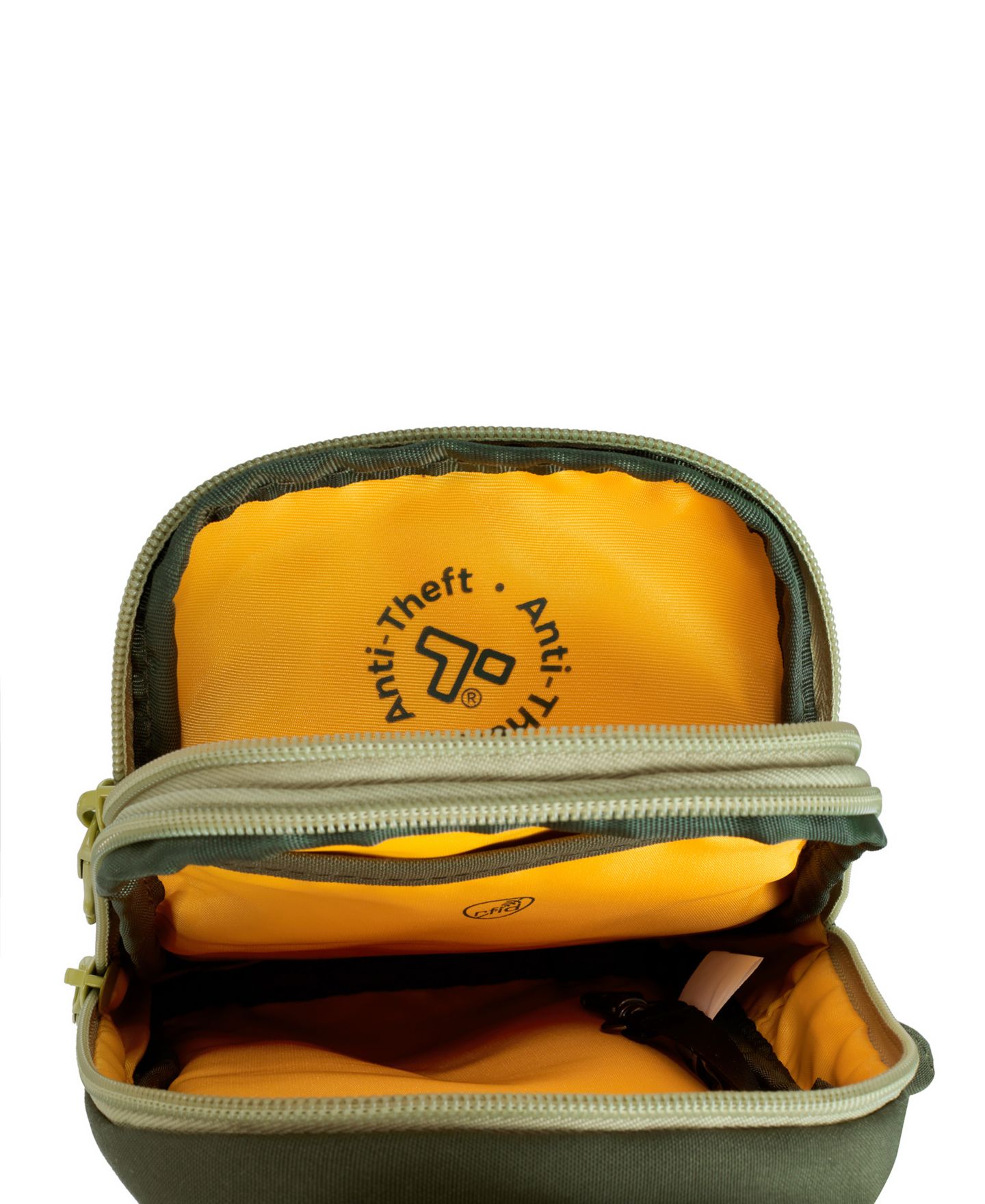 Сумка Travelon Anti-Theft The Voyages Compact Sling, цвет: Оливковый — фото 10