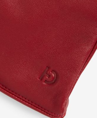 Leather Cashmere Blend Lined Basic Tech Tip Gloves