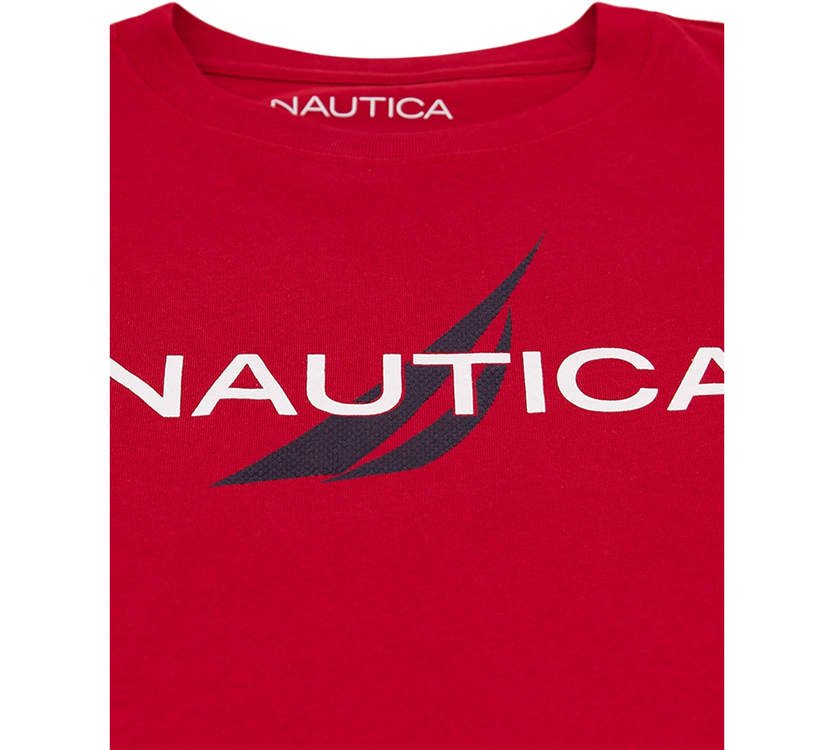 Nautica Toddler And Little Boys Short Sleeve T-shirt In Red