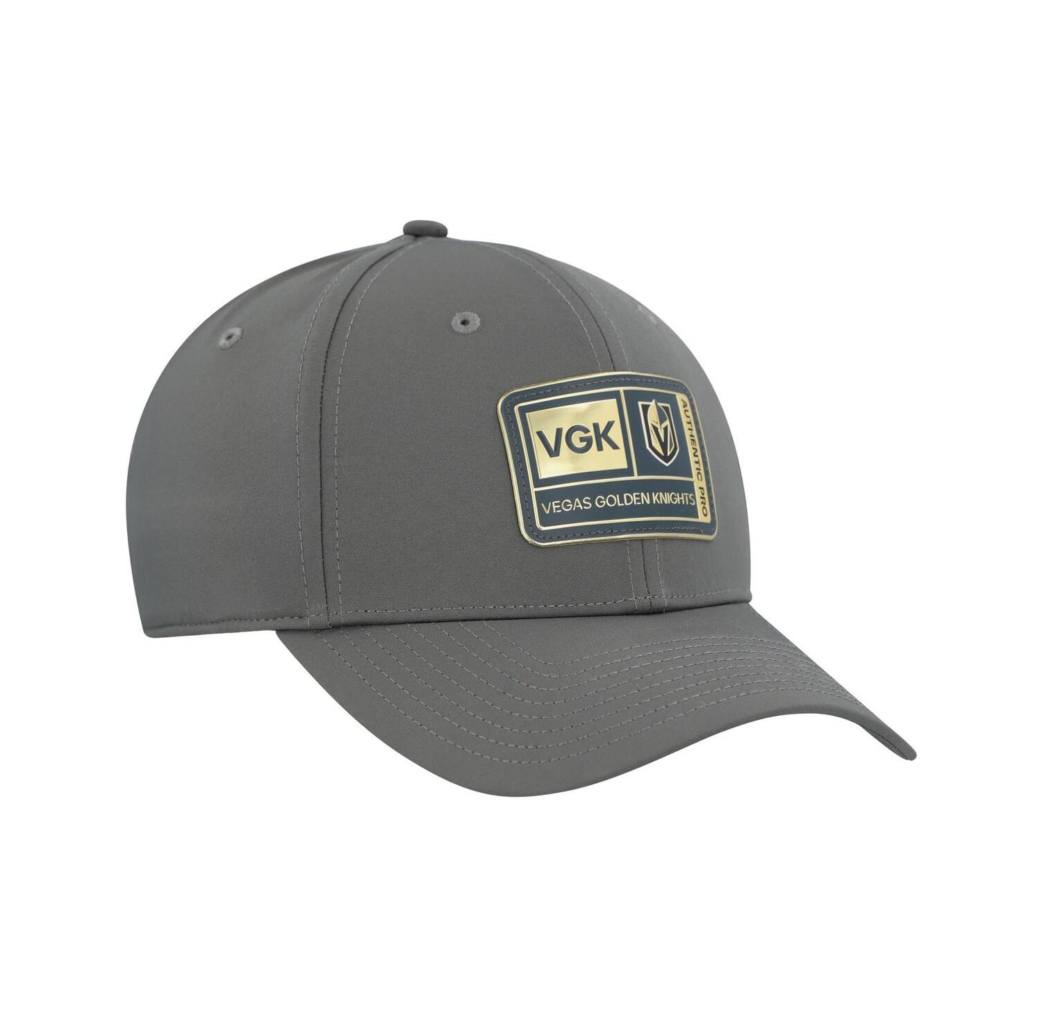 Men's Gray Vegas Golden Knights Authentic Pro Training Camp Flex Hat
