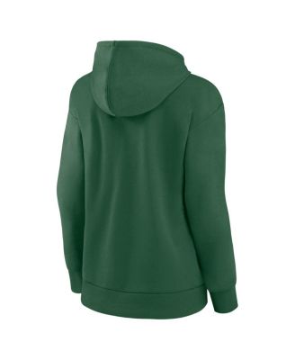 Women's Green New York Jets Victory Script Pullover Hoodie