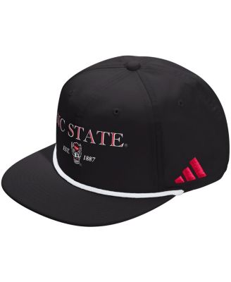 adidas - Men's and Women's Black NC State Wolfpack Seasonal Rope Adjustable Hat