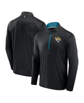 Fanatics - Men's Black Jacksonville Jaguars Defender Long Sleeve Quarter-Zip Jacket