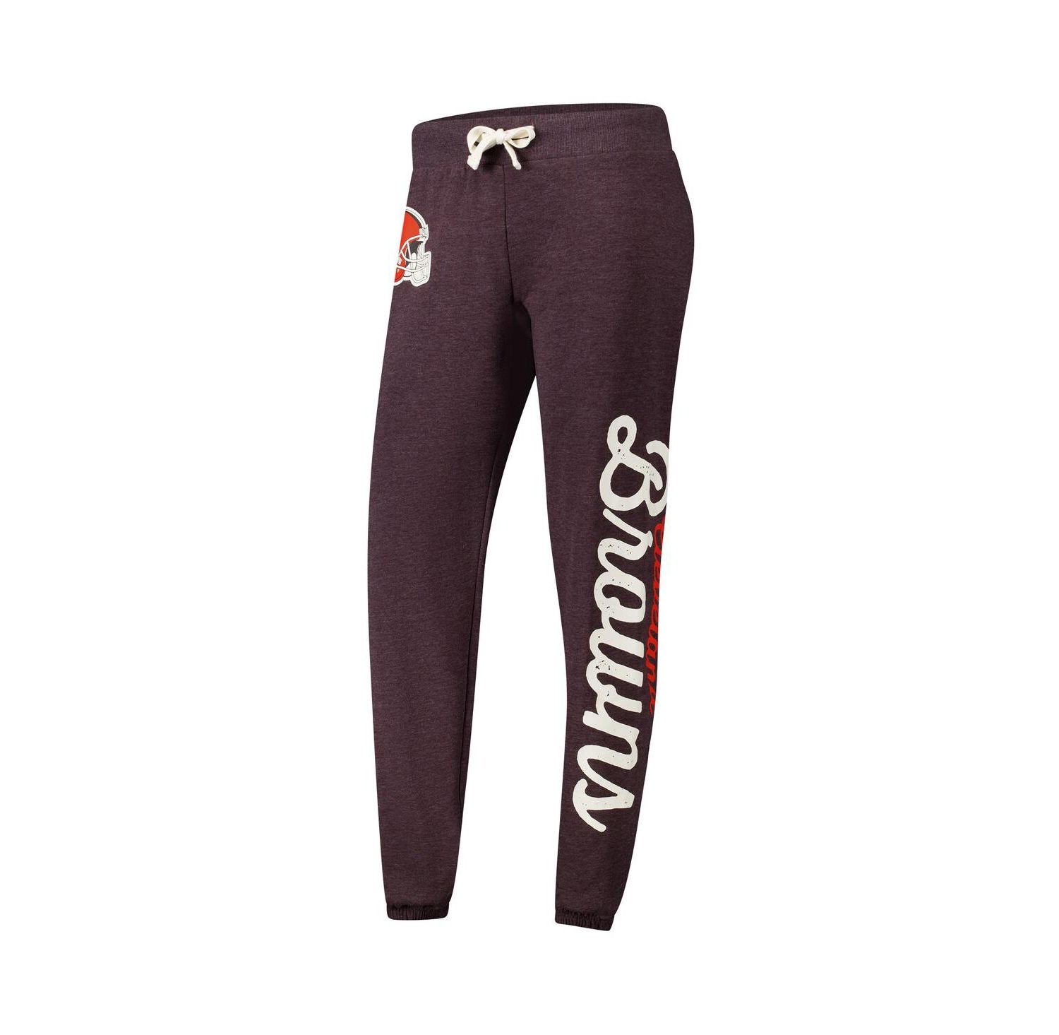Women's Brown Cleveland Browns Scrimmage Fleece Pants