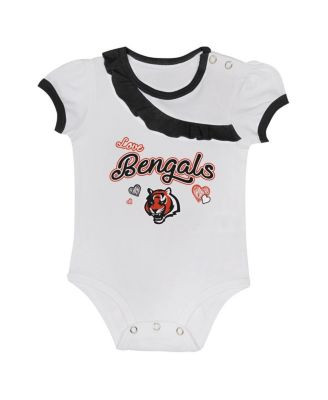 Baby Boys and Girls 2-Piece Cincinnati Bengals Love My Team Bodysuit and Skirt Set