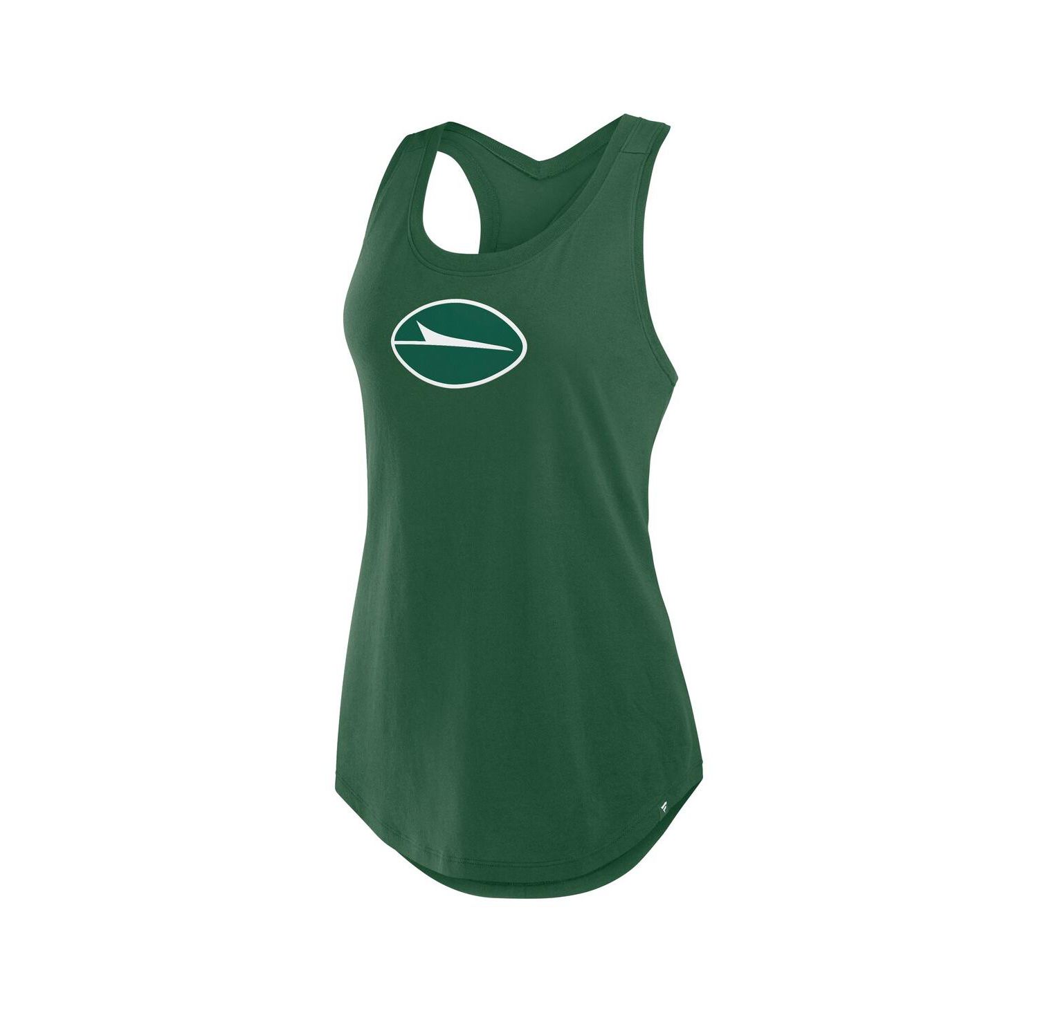 Women's Green New York Jets Iron Fan Tank Top