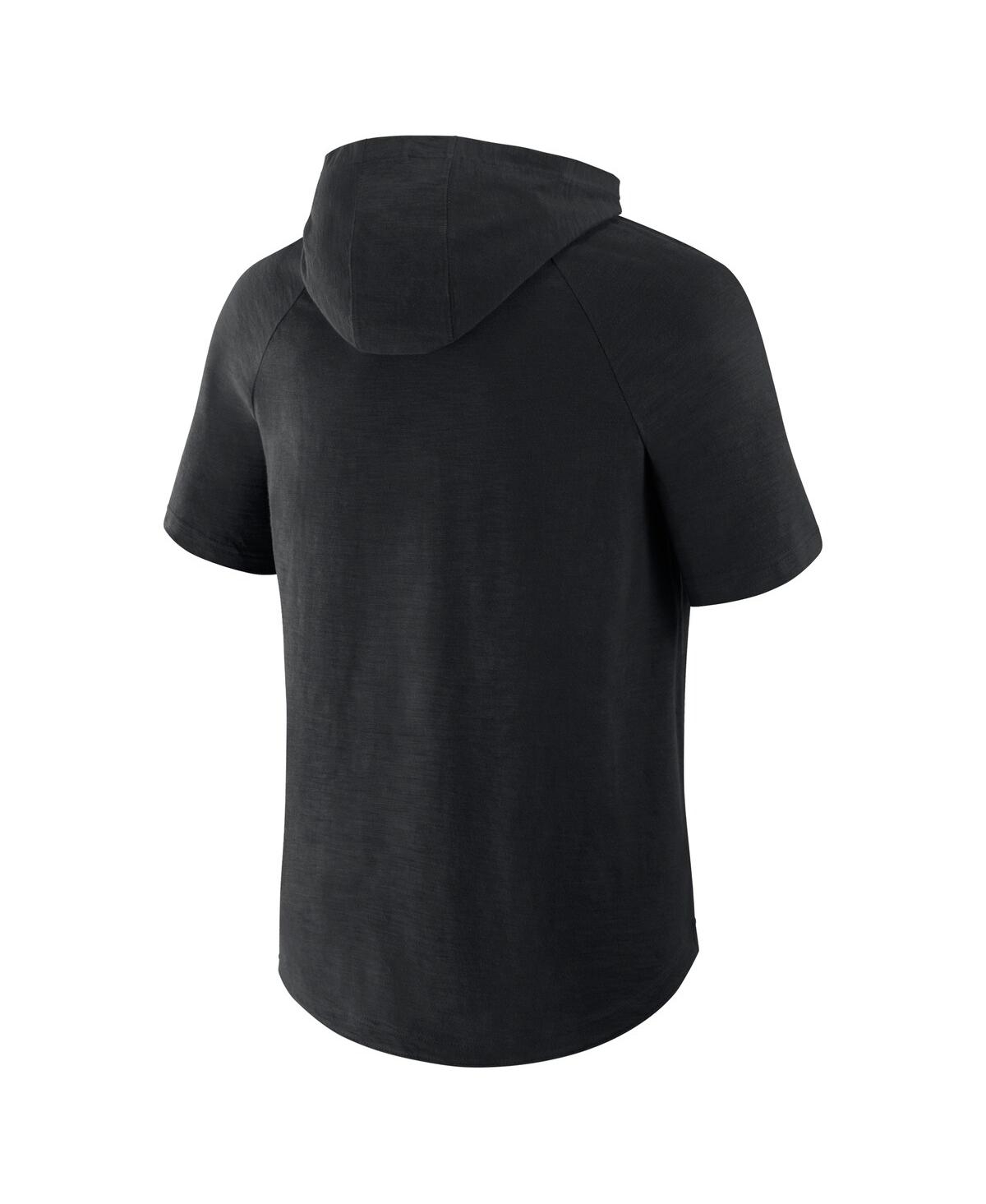 Fanatics Men's Black Phoenix Suns Pass Legend Raglan Hoodie T-shirt In Black
