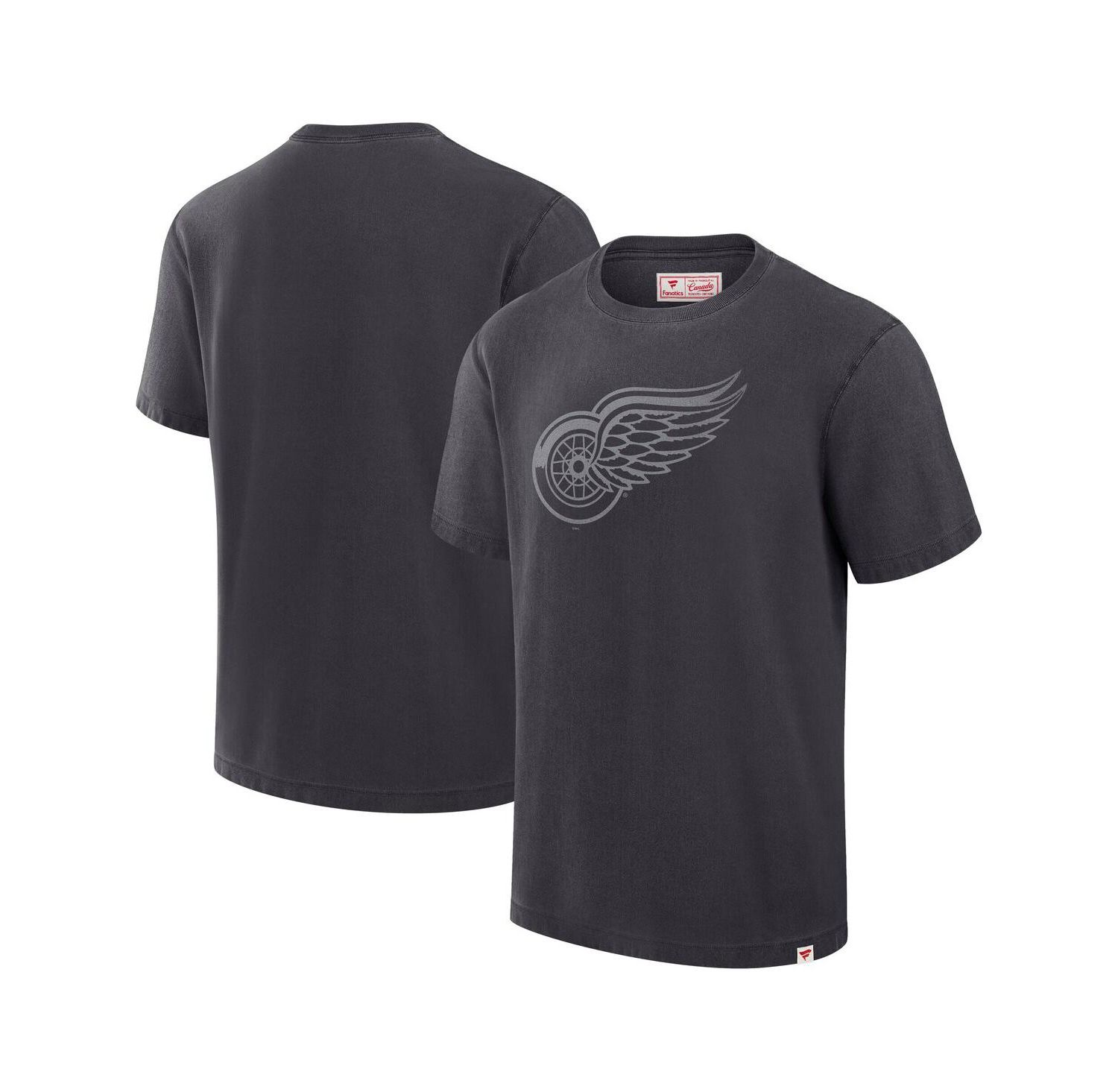 Men's Black Detroit Red Wings Made in Canada T-Shirt